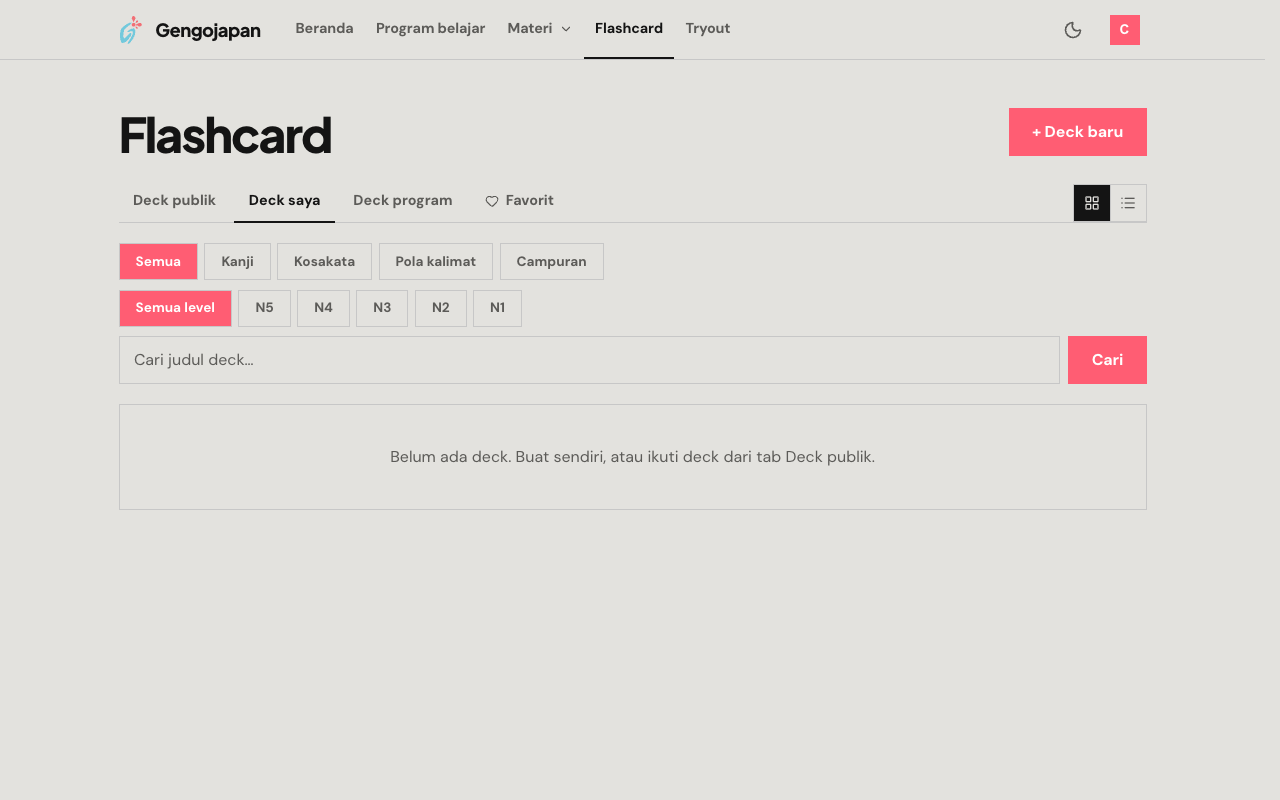 Halaman Flashcard
