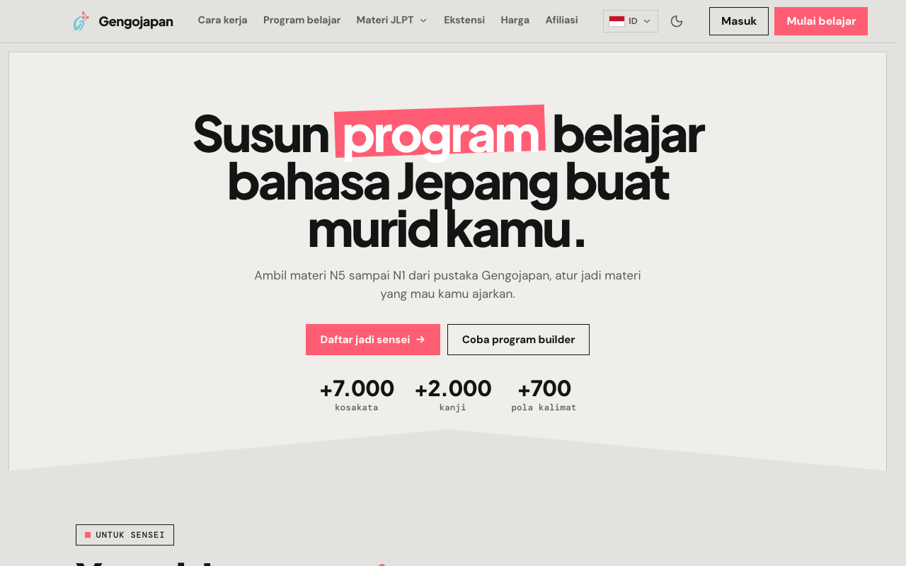 Halaman sensei